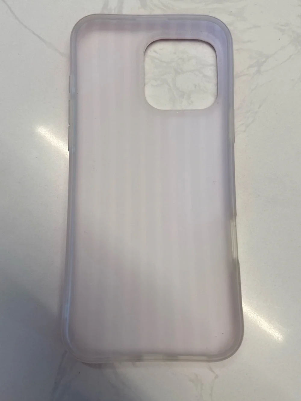 Red & White Striped Phone Case - Slim Protective Cover IPHONE 16 PRO MAX